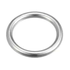 Uxcell 724708350327 316 Stainless Steel Round Ring Welded O-rings 35mm 1.38 Inch Id 6mm Thick