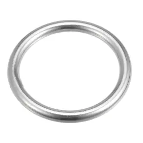 Uxcell 724708350389 316 Stainless Steel Round Ring Welded O-rings 45mm 1.77 Inch Id 6mm Thick