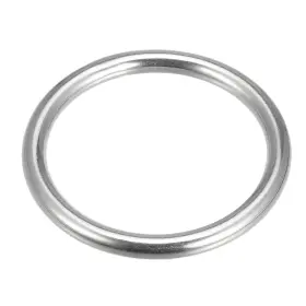 Uxcell 724708350419 316 Stainless Steel Round Ring Welded O-rings 50mm 1.97 Inch Id 6mm Thick
