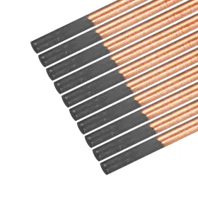Uxcell 734301146319 50 X Copper Coated Gouging Carbon Electrode Rods 6mm/0.23 Inch 355mm/14-inch