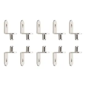 X0.31 Uxcell 746453187379 20pcs 0.2 Inch L-shelf Support Peg Durable Iron Shelf Bracket Pegs With Hole