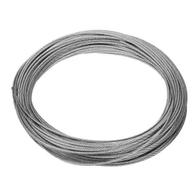 Uxcell 781954221139 3/32 Inch 2.5mm 100ft 31m 304 Stainless Steel Cable Wire Rope 7 X 19 Strands