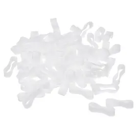 Uxcell 782685901857 100pcs Silicone Rubber Bands Rings Non-slip 15mm Dia 0.7mm Thick 5mm Width