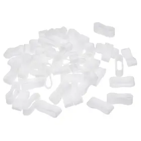 Uxcell 782685901918 100pcs Silicone Rubber Bands Rings Non-slip 15mm Dia 1mm Thick 7mm Width