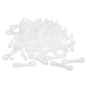 Uxcell 782685901949 200pcs Silicone Rubber Bands Rings Non-slip 25mm Dia 1mm Thick 5mm Width