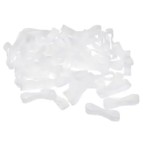 Uxcell 782685901963 Silicone Rubber Bands Rings 200pcs Non-slip 25mm Dia 1mm Thick 7mm Width