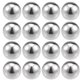 Uxcell 784958453216 25mm Dia 304 Stainless Steel Hollow Cap Ball For Handrail Stair Newel Post 16pcs