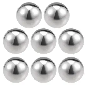 Uxcell 784958453261 38mm Dia 304 Stainless Steel Hollow Cap Ball For Handrail Stair Newel Post 8pcs