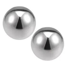 Uxcell 784958453315 50mm Dia 304 Stainless Steel Hollow Cap Ball For Handrail Stair Newel Post 2pcs