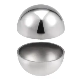 Uxcell 784958453704 38 Mm Dia 304 Stainless Steel Hollow Cap Ball For Handrail Stair Newel Post 2pcs
