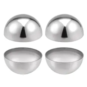 Uxcell 784958453728 51 Mm Dia 304 Stainless Steel Hollow Cap Ball For Handrail Stair Newel Post 4pcs
