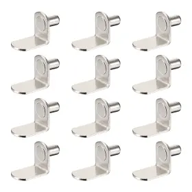 Uxcell 784958602997 20pcs Shelf Support Studs Pegs Pins Plugs 6mm L-shaped Cabinet Kitchen Brackets