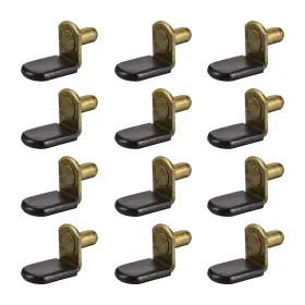 Uxcell 784958603147 20pcs Shelf Support Peg 6mm L Cabinet Bracket Sleeve Bronze