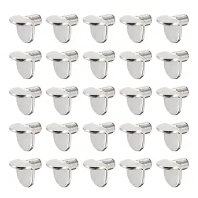 Uxcell 784958800584 50pcs Shelf Support Peg 5mm L Cabinet Closet Bracket Pegs