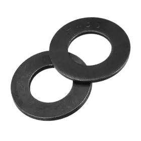 A21091700ux0519 Uxcell 7/16-inch Flat Washer Alloy Steel Black Oxide Finish Pack 7/16 Inch
