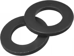 A21091700ux0522 Uxcell 5/8-inch Flat Washer Alloy Steel Black Oxide Finish 5/8 Inch