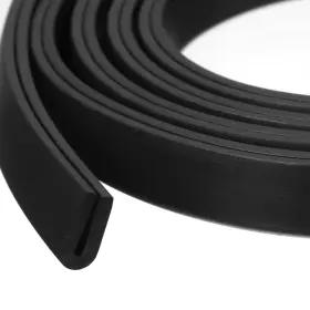 Uxcell A24012900ux0838 U Channel Edge Trim 3.3ft Length Rubber 5/32 Inch X 23/64 Black