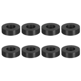 A24071600ux0629 Uxcell 8pcs 2 Inch Od X 1 Id 5/8 Thick Thickness Black