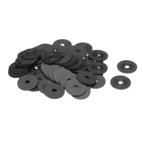 A24082600ux0708 Uxcell 60pcs M4 Nylon Flat Washers 4mm Id 20mm Od 1mm M4x20mmx1mm Black