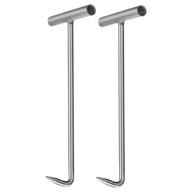 B0cd3sxksr Uxcell 2pcs 15 Inch T-handle Stainless Steel Meat Boning Hooks With Wide Handle