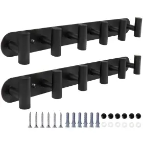 B0dxpm2y57 Vanloory Coat Hook Rack Wall Mounted With 12 Hooks Heavy Duty Towel