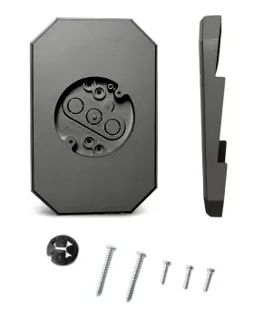 Vapikirv 608571831995 Siding Mounting Kit Black Outdoor Light Block With Built-in Box Si
