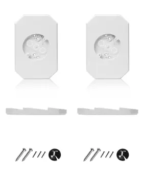 Vapikirv 753775998149 Siding Mounting Kit White Outdoor Light Block With Built-in Box Sidi