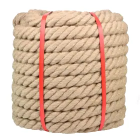 Veithi 709226971230 Manila Rope 1-1/2 Inch X 100 Feet Twisted Thick 1.5in For Landscaping