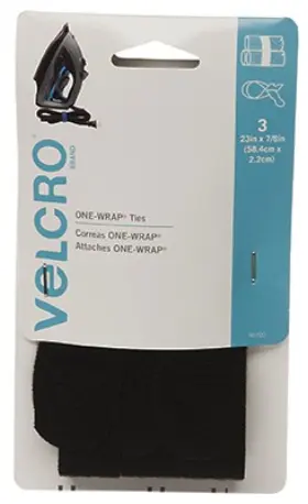 90700 Velcro Brand 6 Pack - One-wrap Ties Black 23 X 7/8 Inch 3 Ct