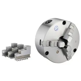 3800-5819 Vertex 3 Inch 3-jaw Front Mount Lathe Chuck 2 Sets Of Jaws