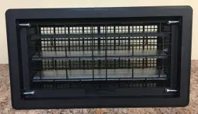 Pt-816 Vestal 8 Inch H X 16 W Black Plastic Thermo-vent