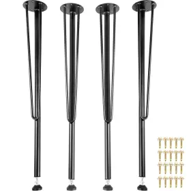 Vevor 768558038011 Hairpin Metal Table Legs 28 Inch Desk Set Of 4 Heavy Duty Bench