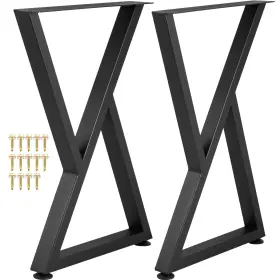 Vevor 768558038035 Metal Table Legs 28x18 Inch Desk Set Of 2 Heavy Duty Bench Z