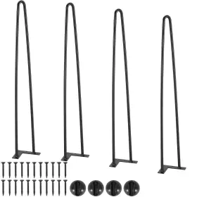 Vevor 840349979281 28 Inch Hairpin Furniture Legs Metal Home Diy Projects For Nightstand Coffee