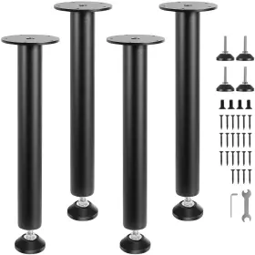 Vevor 840349981222 16 Inch Adjustable Desk Legs Reinforced Steel Office Table Furniture