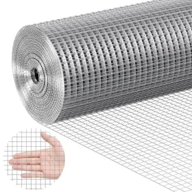 B0d3kw3d6x Vevor Hardware Cloth 1/2 Inch 36in X 100 Ft 19 Gauge Hot Dipped Galvanized Wire