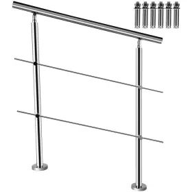 Bxglg100cm2hg2011v0 Vevor Stainless Stair Handrail With 2 Cross Bars Hand Rails For Steps 39.4 Inch Long