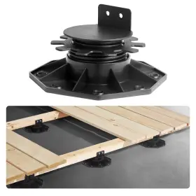 G1-j-j05 Vevor 24 Pcs Adjustable Deck Support Pedestal Foundation Base Rising