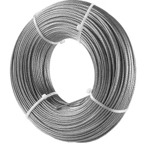 Gss1x19-3.2mm30.5v0 Vevor Wire Rope Cable Railing 1/8 In X 100 Ft Stainless Steel Weather Resistant