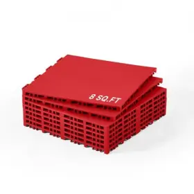 Hjp24110-8 Vevor Dryland Tiles For Hockey Floor Mat 12x12 In 8 Pcs Interlocking Versatile T