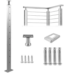 Lgzy106.72.55kzf0v0 Vevor Cable Railing Post Level Deck Stair 42 X 0.98 1.97 Inch Handrail