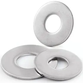 Vg40407-8-716 Vgbuy 125pcs 3/8 Flat Washers For Screws And Bolts 7/8 Od Thickened 304