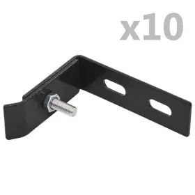 144501 Vidaxl Wall Corner Connector 10 Sets Anthracite