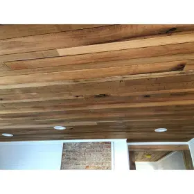 2104 Vintage Timber Oak Barnwood Ceiling/wall Planks 3/8 Inch T X 4ft Random Width 3 - 5 W