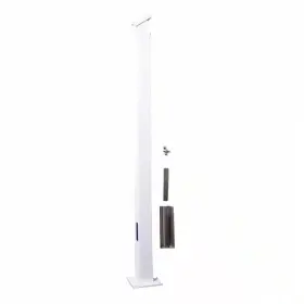 Vista Railing Systems Inc 313050626640 36 Inch H X 2 W White Aluminum Mid Stair Post For Kit