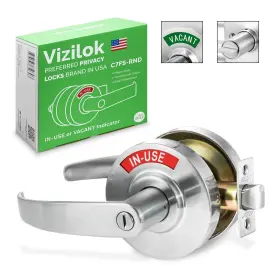 C7fs-rnd Vizilok Commercial Door Lock For Bathroom Privacy Heavy-duty Vacant Occupied