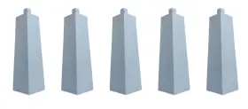 Vmdlkb 759357775276 5 - New Aluminum Outside Siding Corner 8 Inches Nails Included White