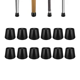 B0d25dknhc Vocomo 1-1/4 Inch Round Rubber Chair Leg Tips Caps 8-pack Floor Protectors Furniture