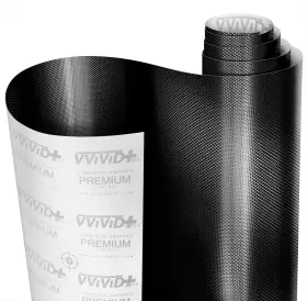 Vvivid 628856049587 Square Black Carbon Fiber Vinyl Wrap Roll 10ft X 5ft