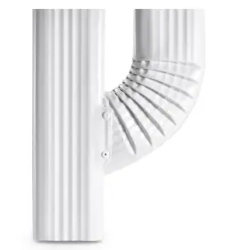 Vyh 679671185578 Downspout Gutter Y Connector 2x3 Upright High Gloss White 2 Inch X3 Right
